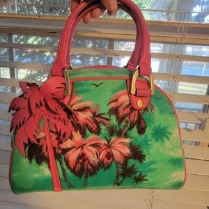 Vintage Green And Pink Bowler Juicy Couture Bag